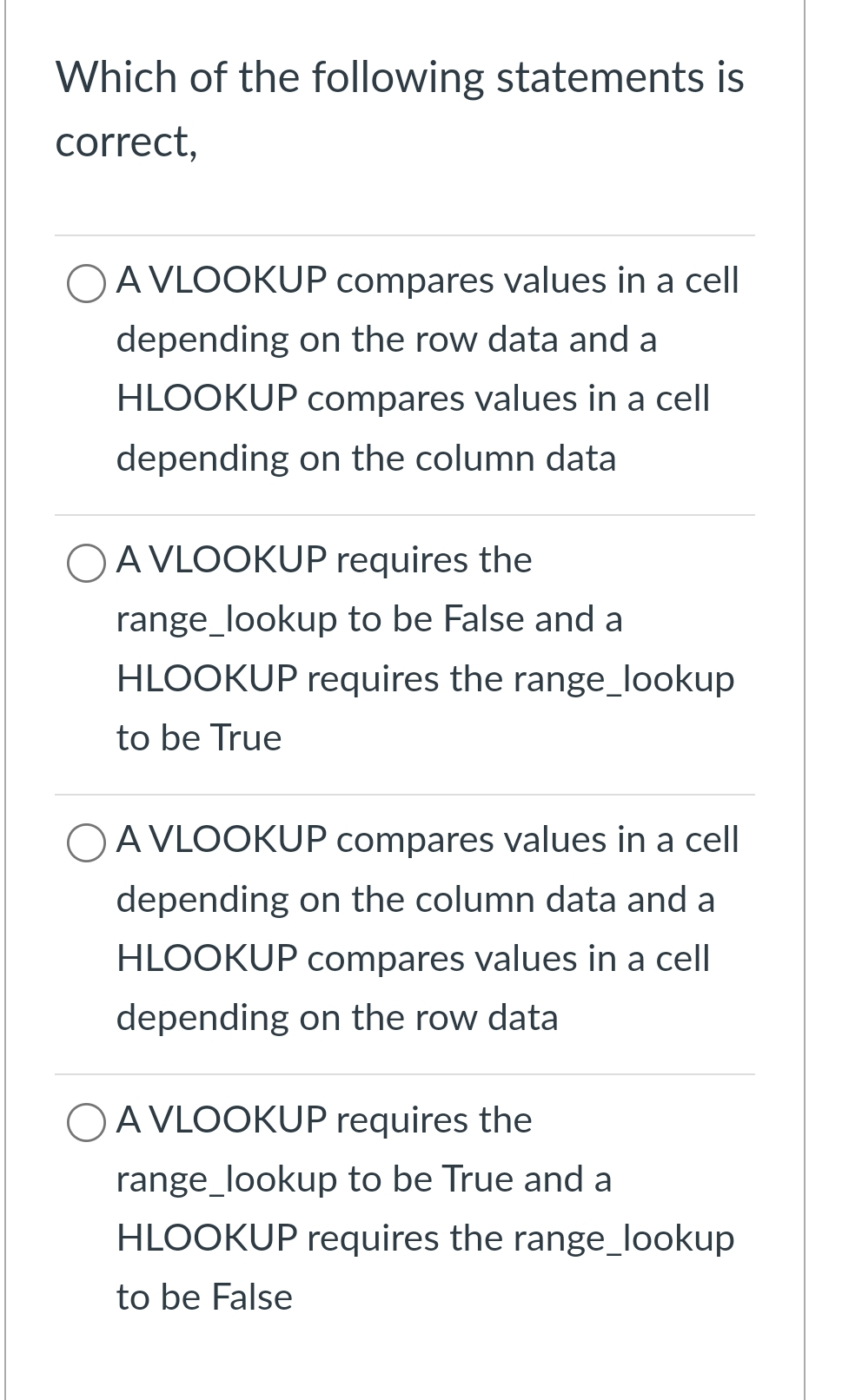 Which of the following statements is correct, A