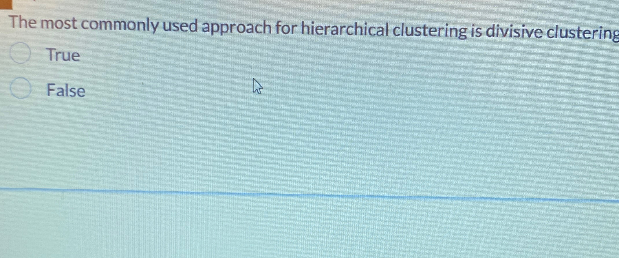 The most commonly used approach for hierarchical