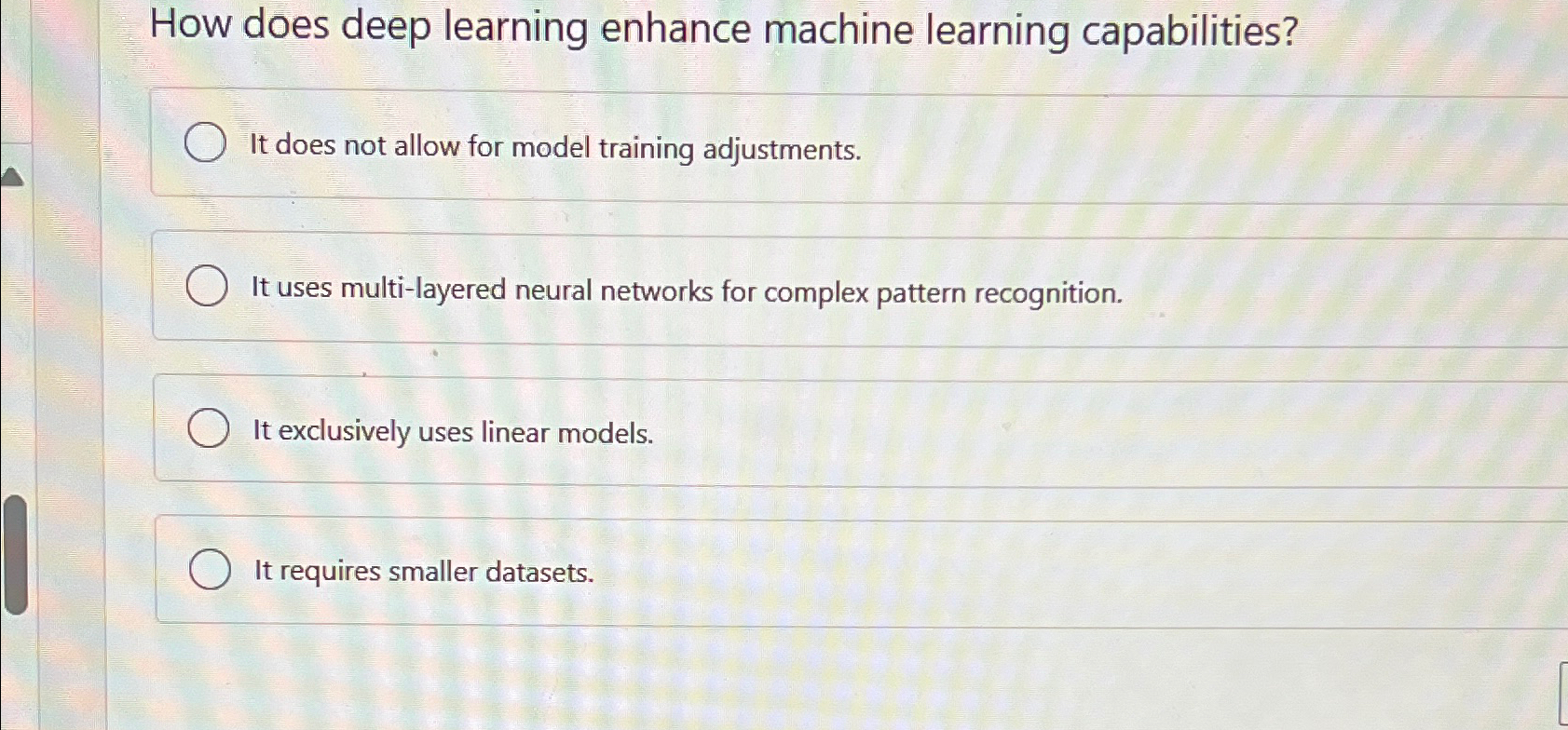 How does deep learning enhance machine learning
