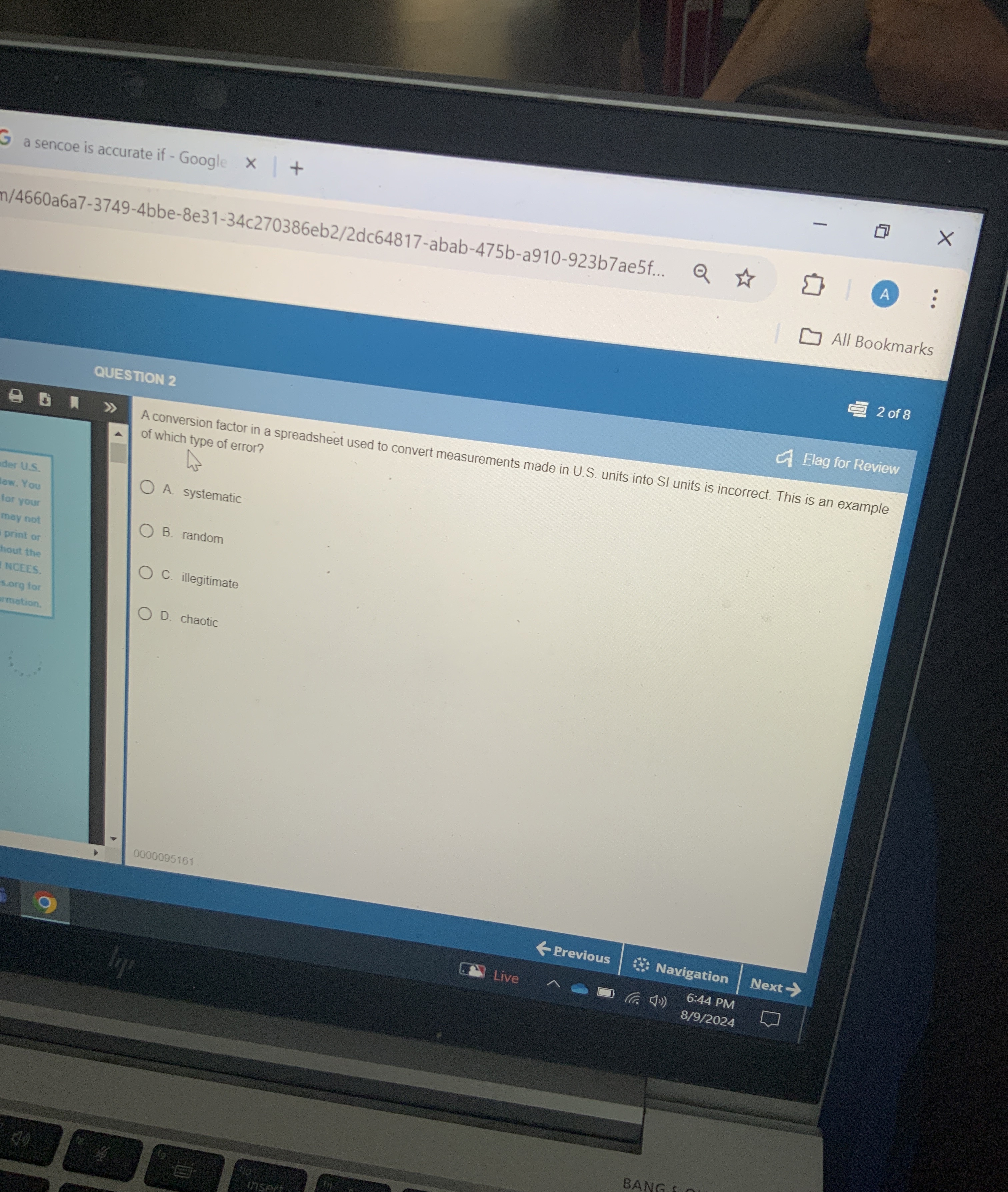 a sencoe is accurate if - Google n / 4 6 6 0 a 6