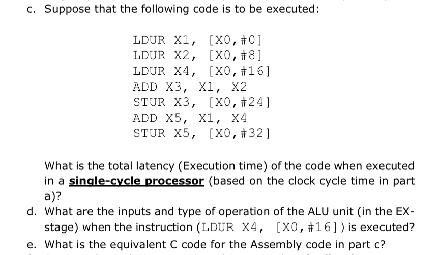 c . Suppose that the following code is to be