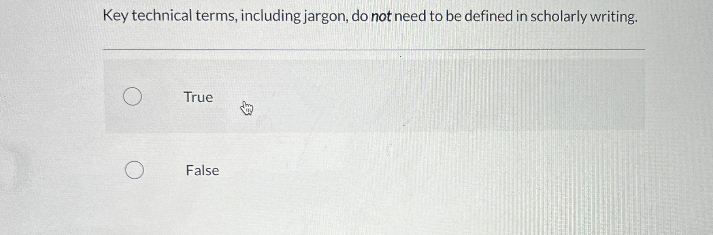 Key technical terms, including jargon, do not