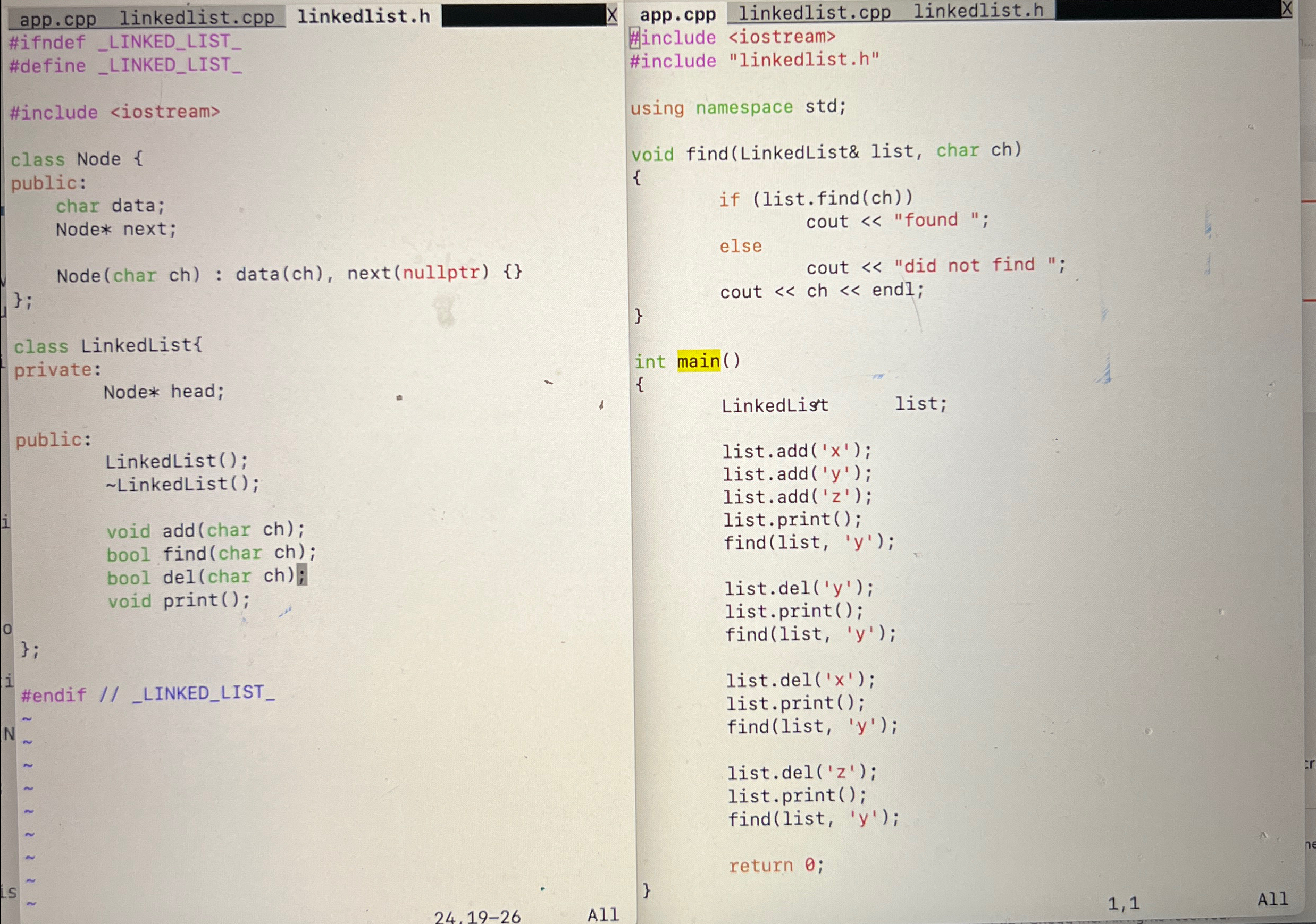 Write c + + code using a recursive approach.