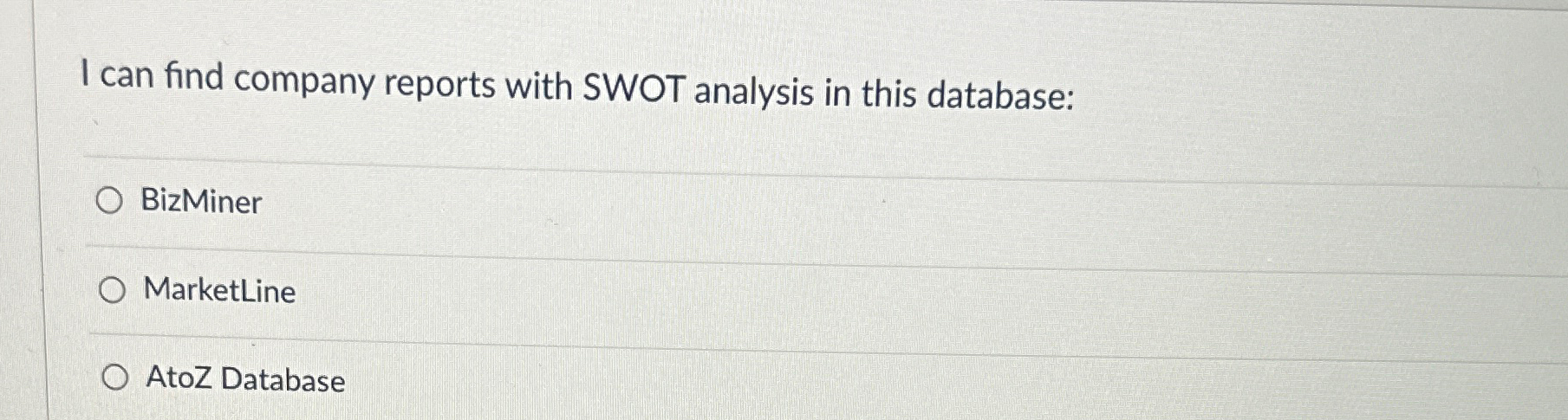 I can find company reports with SWOT analysis in