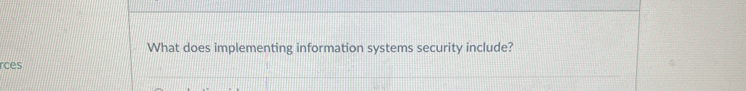 What does implementing information systems