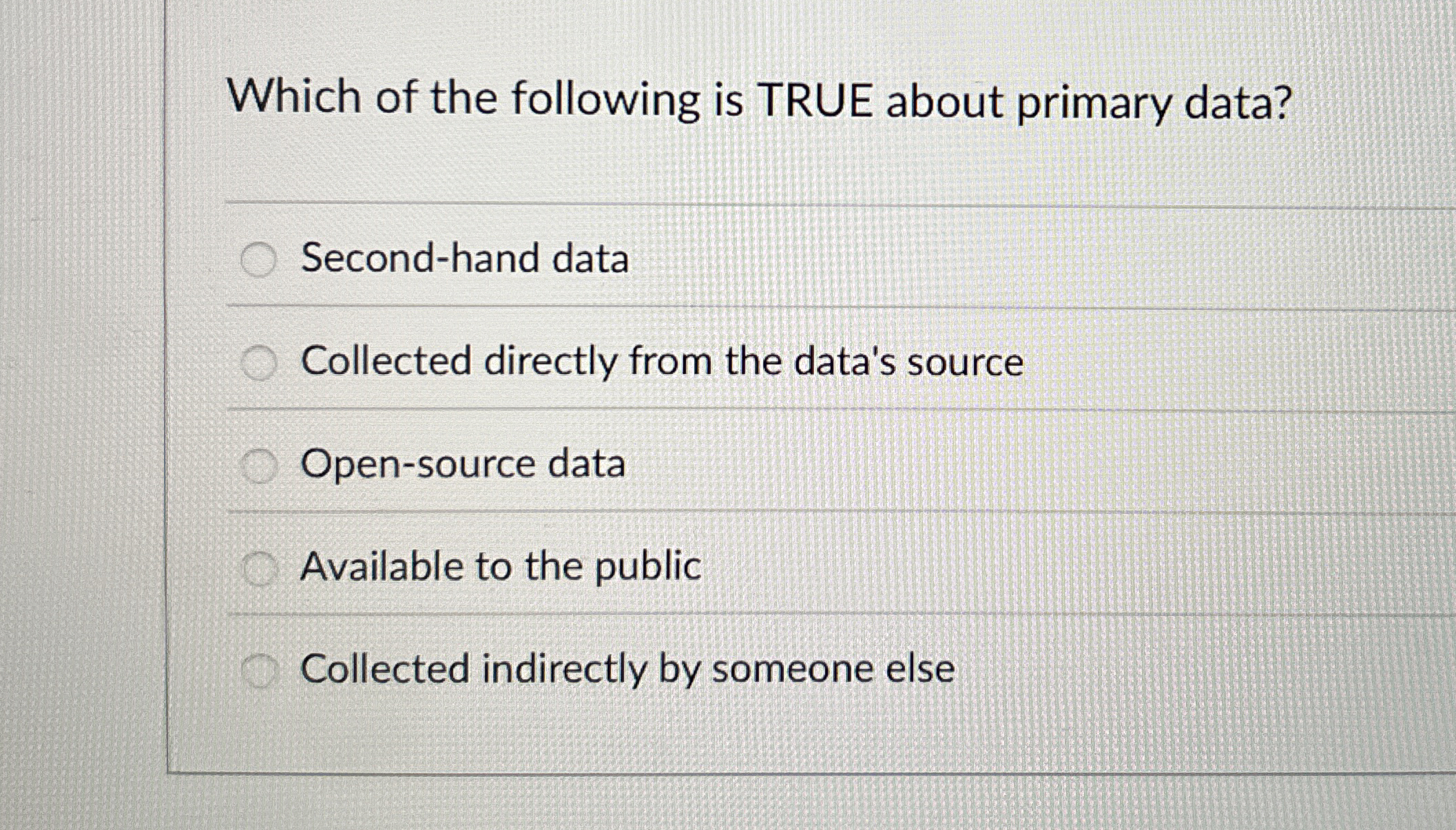 Which of the following is TRUE about primary