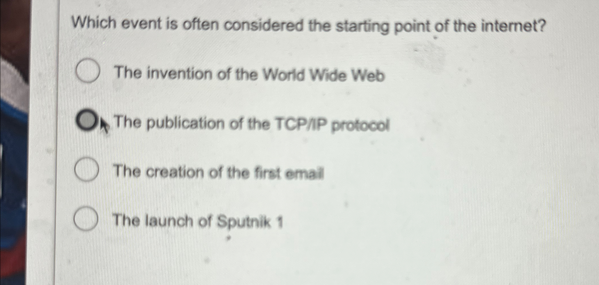 Which event is often considered the starting