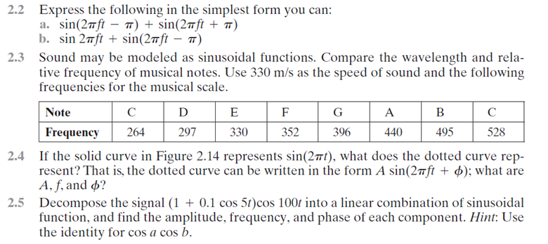 2 . 2 Express the following in the simplest form