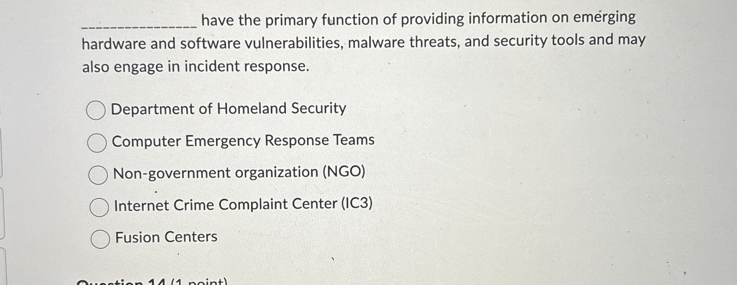 q , have the primary function of providing