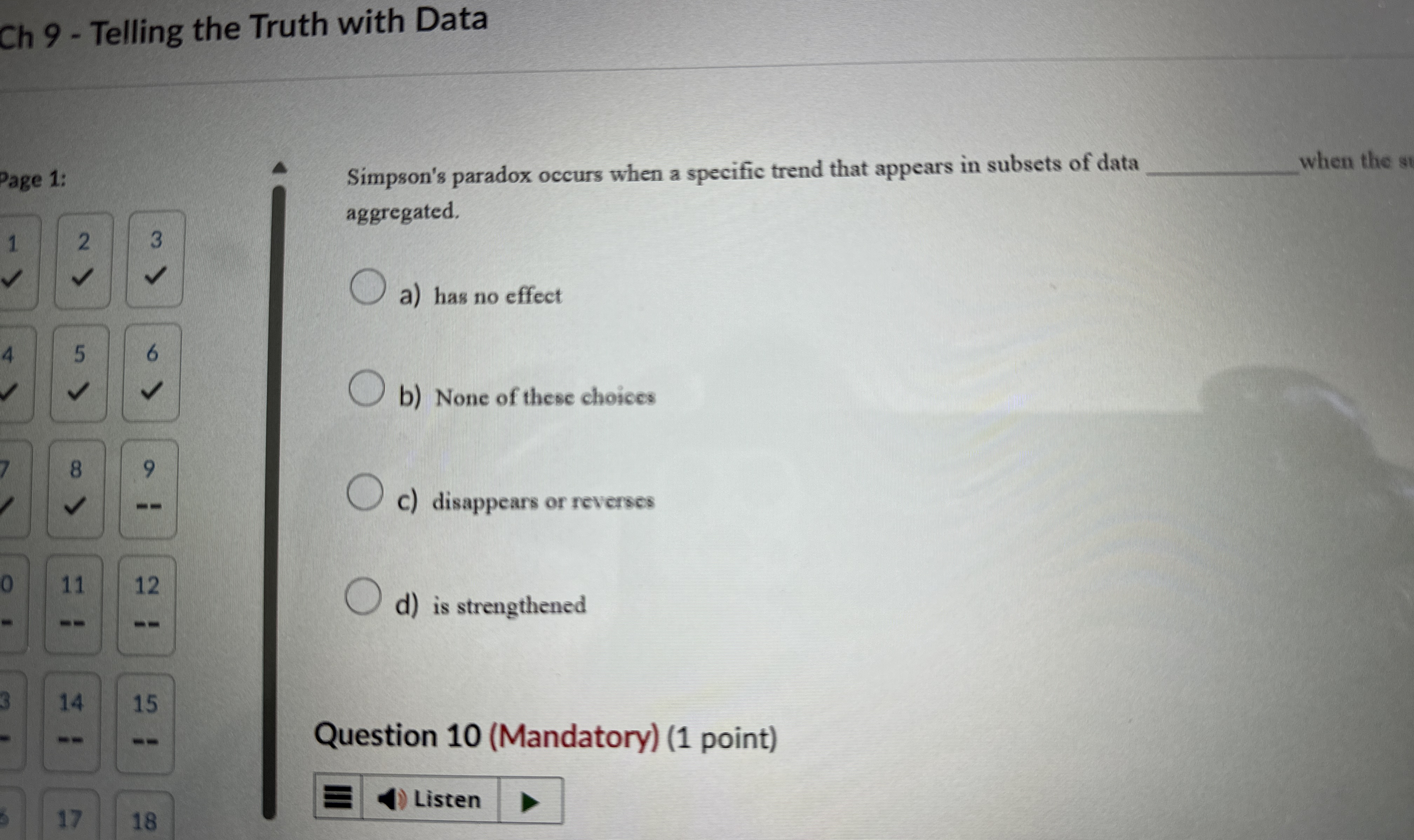 Ch 9 - Telling the Truth with Data Page 1 : 1 2 3