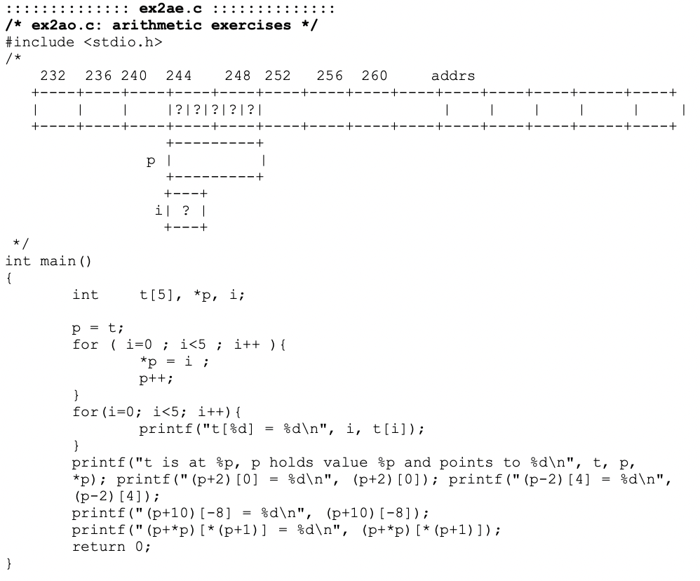 ( C program ) Fix the program. more exercises - -