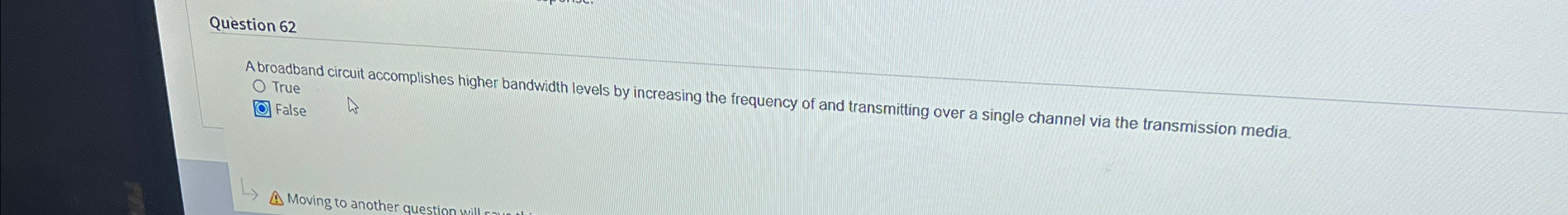 Question 6 2 A broadband circuit accomplishes