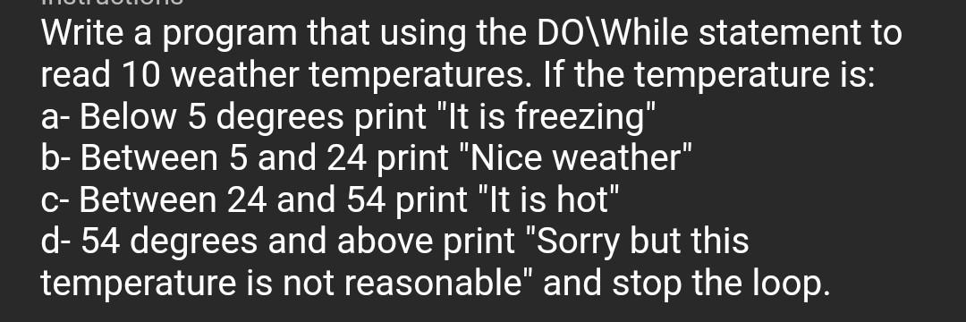 Same question but in C languge