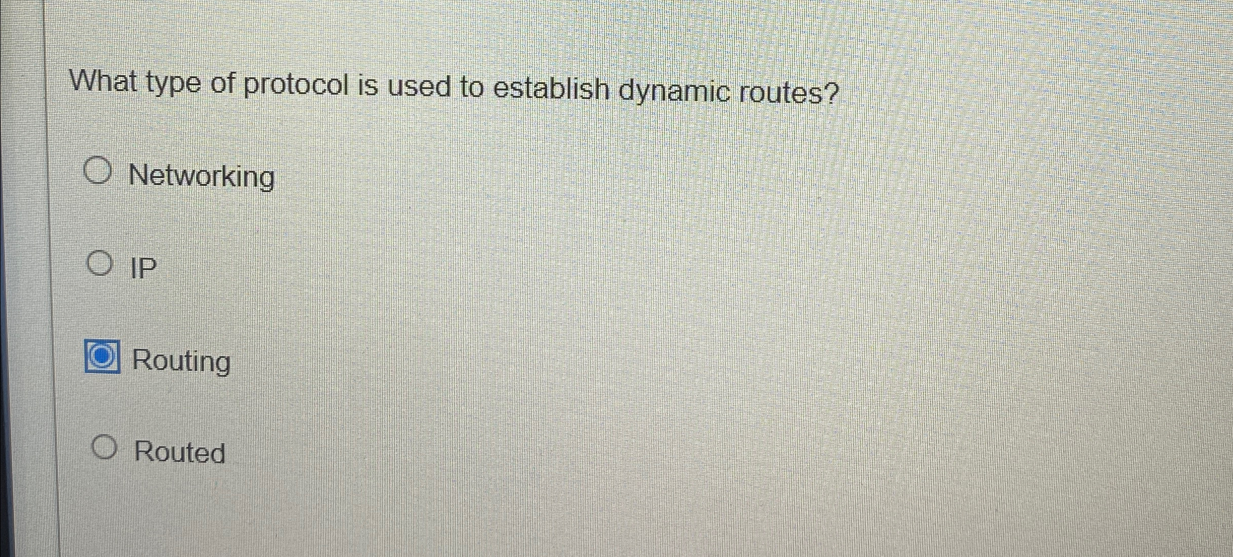 What type of protocol is used to establish