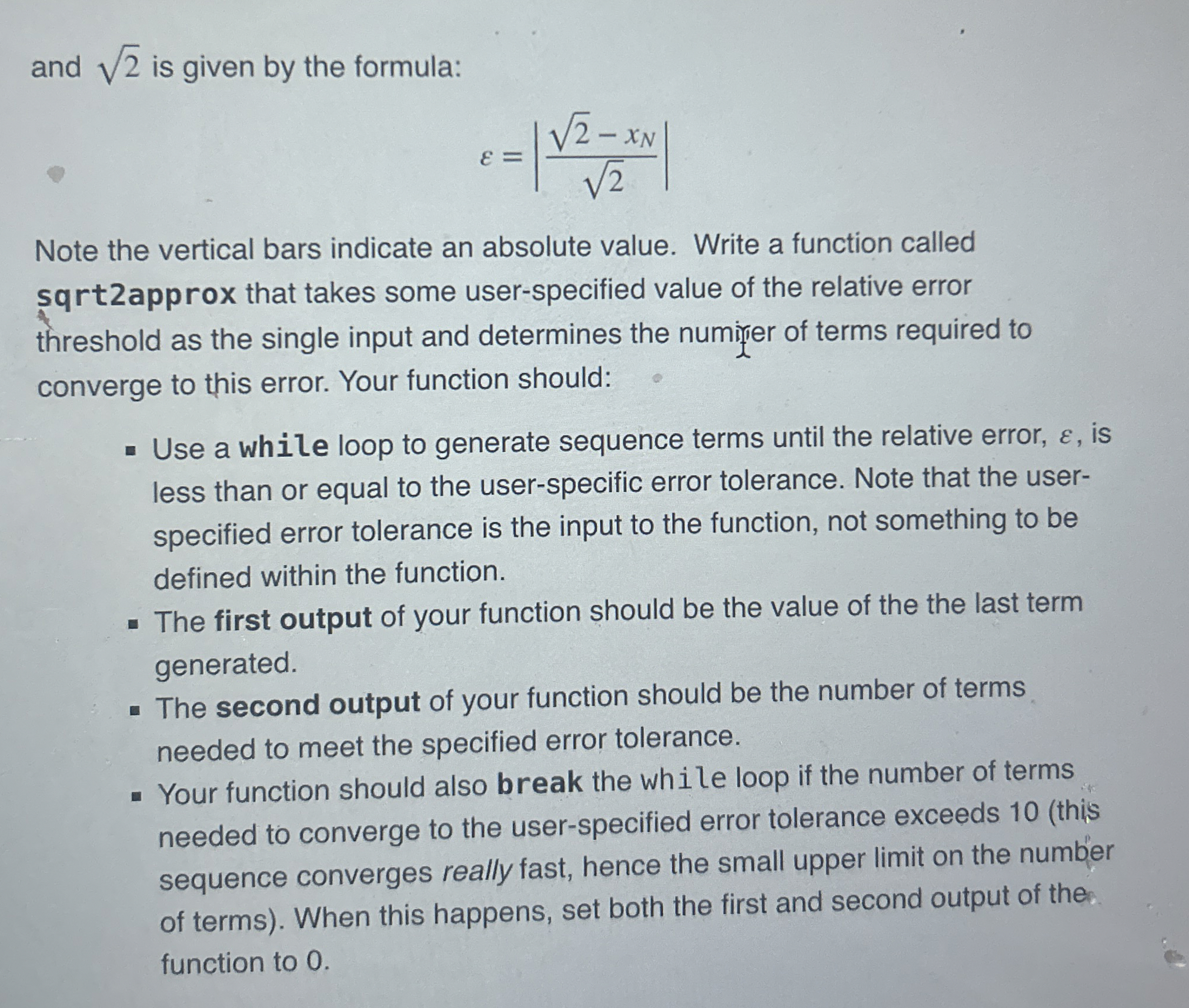and 2 2 is given by the formula: = | 2 2 - x N 2