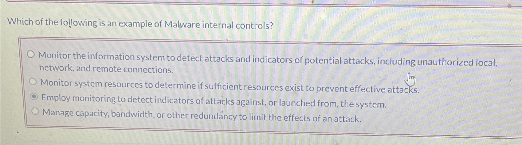 Which of the following is an example of Malware