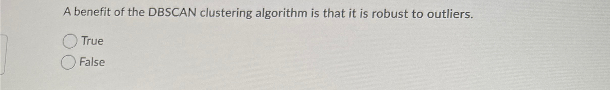 A benefit of the DBSCAN clustering algorithm is