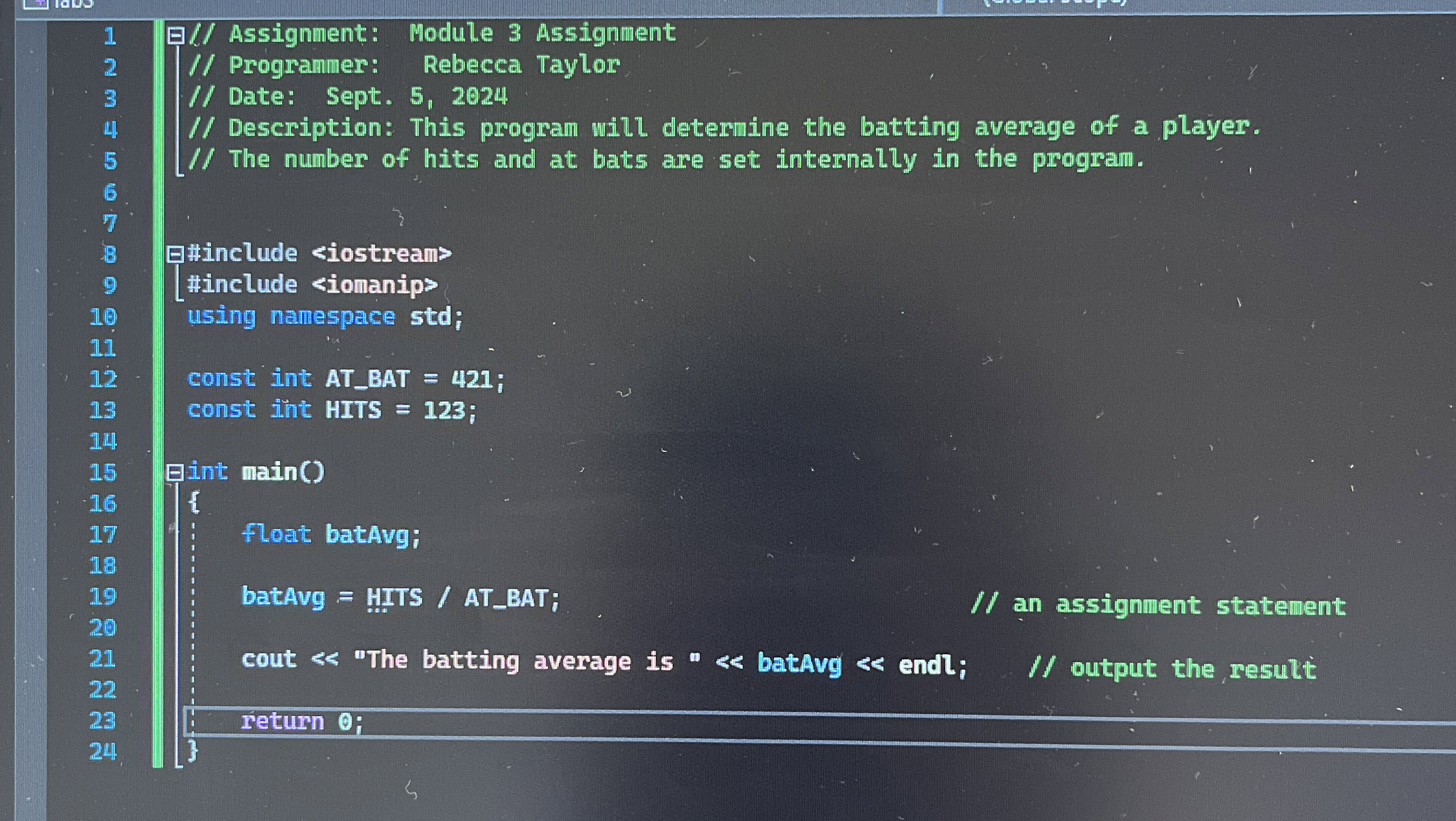 What typecast should i add to this to make it not