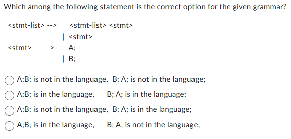 Which among the following statement is the