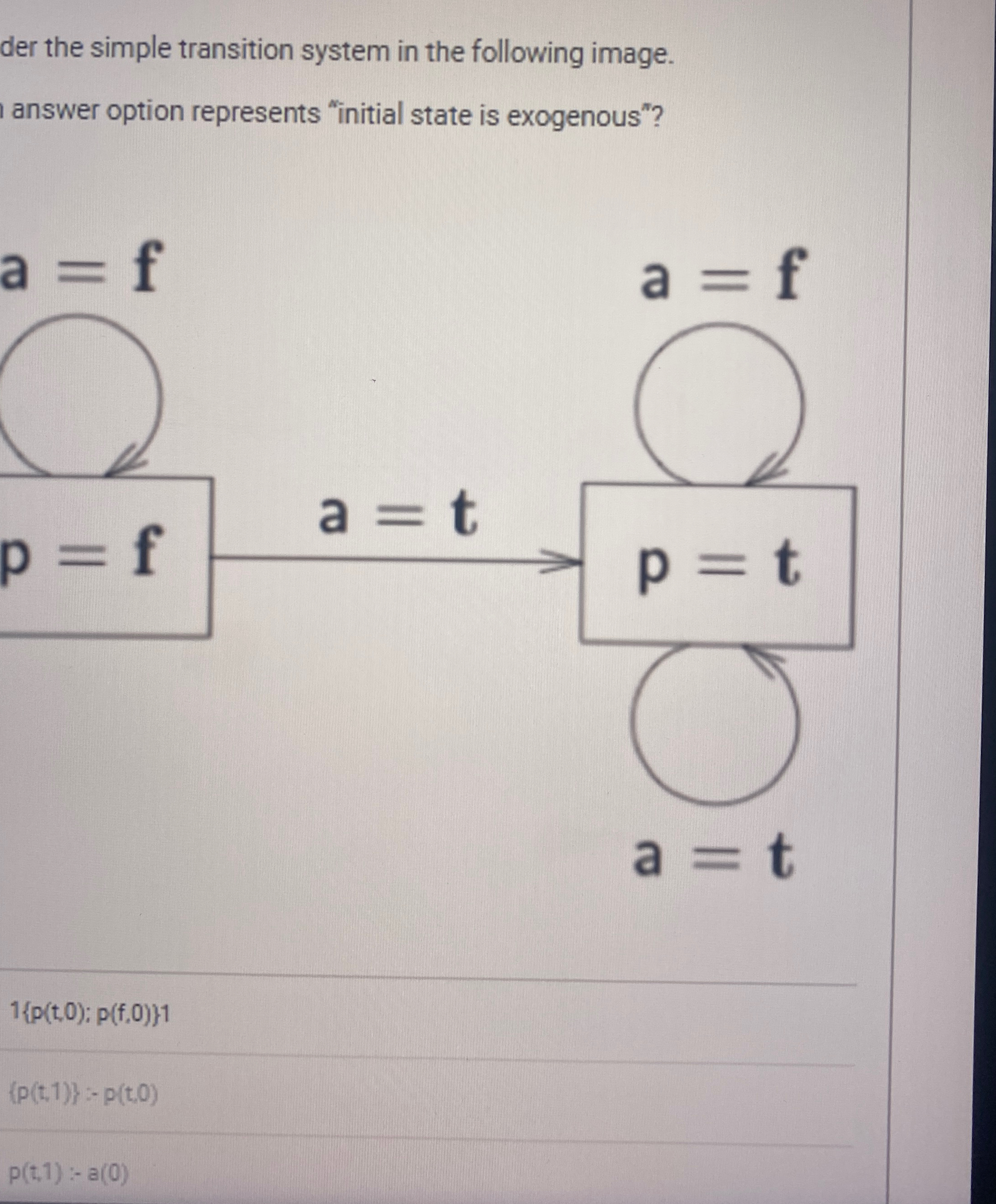 der the simple transition system in the following