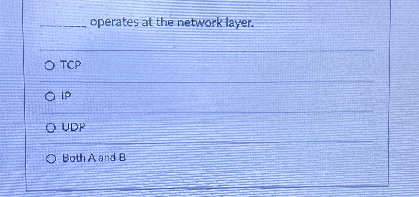 ? _ _ _ _ _ _ _ o p e r a t e s a t t h e n e t w