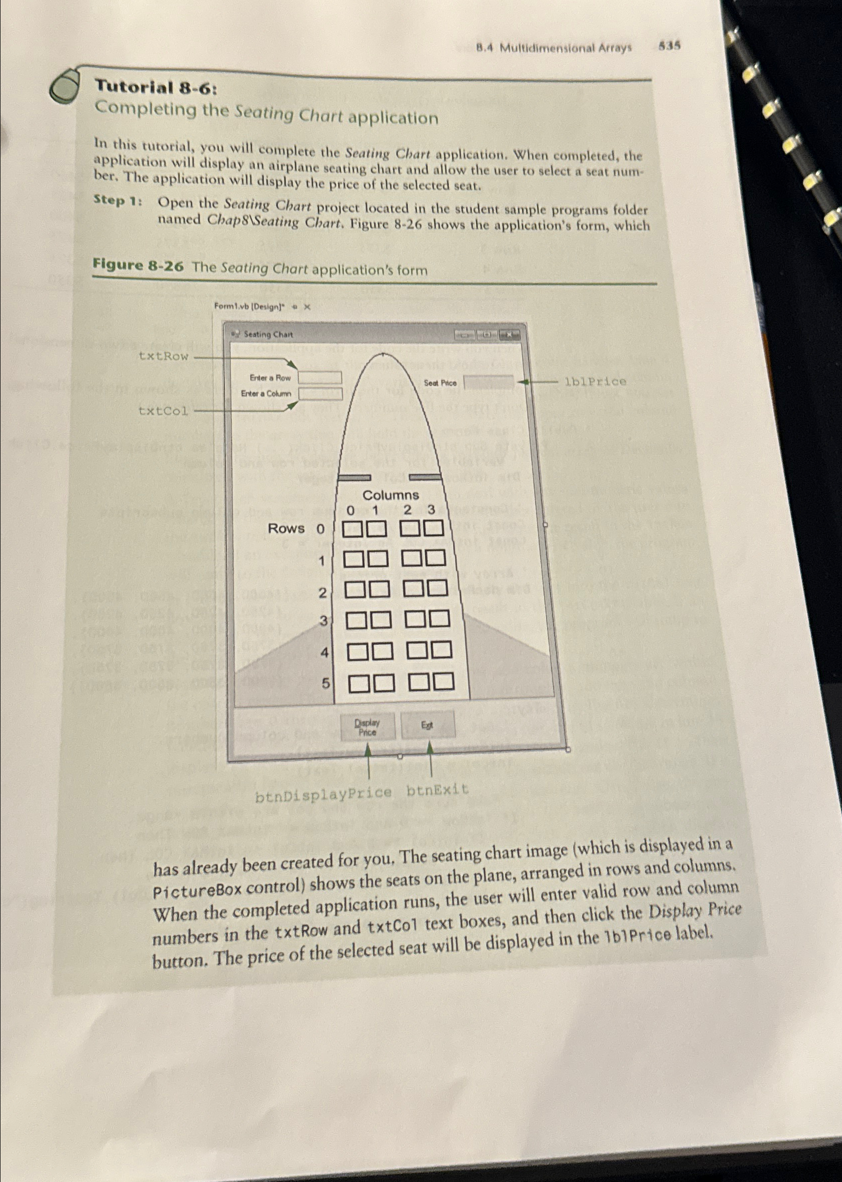 8 . 4 Multidimensional Arrays S 3 5 Tutorial 8 -