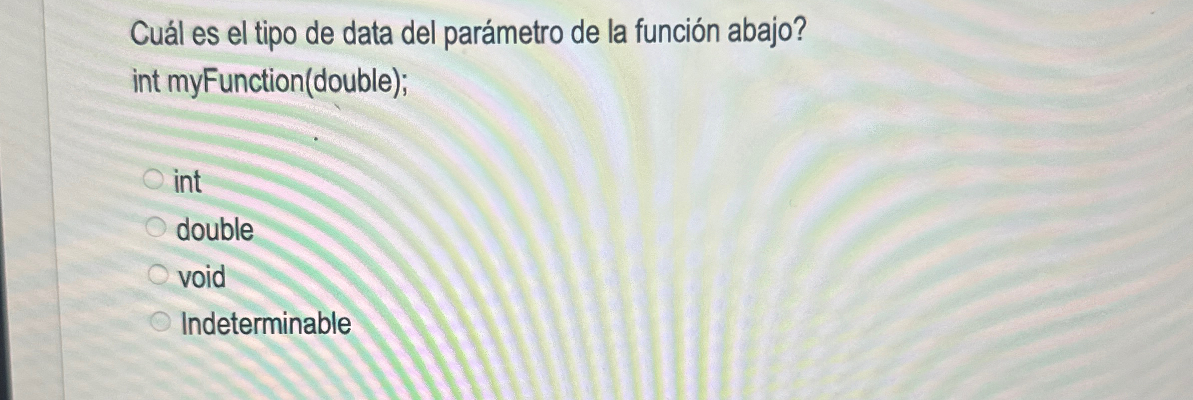 Cu l es el tipo de data del par metro de la funci