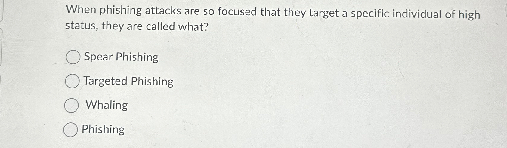 When phishing attacks are so focused that they