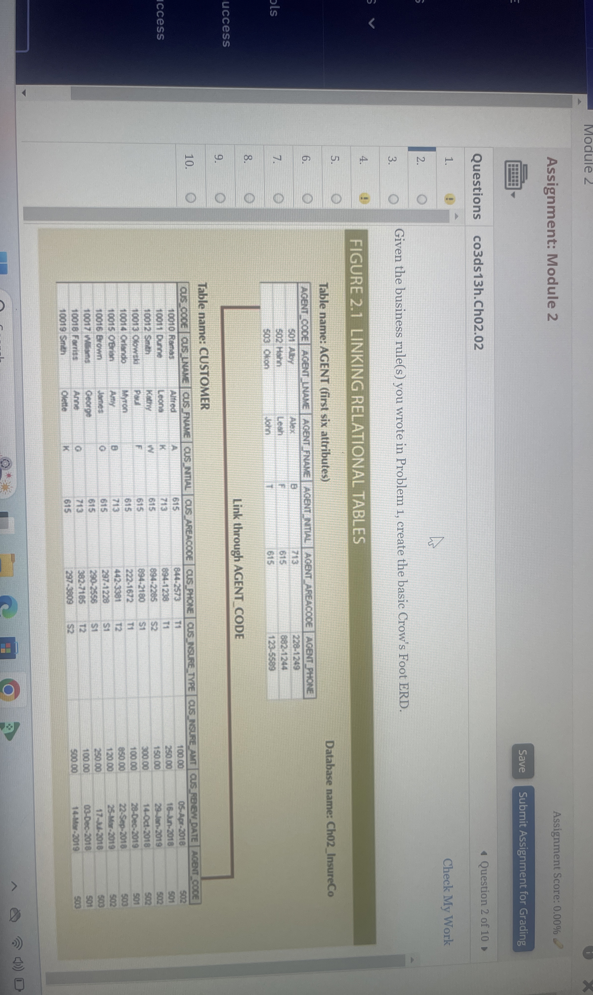 Module 2 Assignment: Module 2 Assignment Score: 0