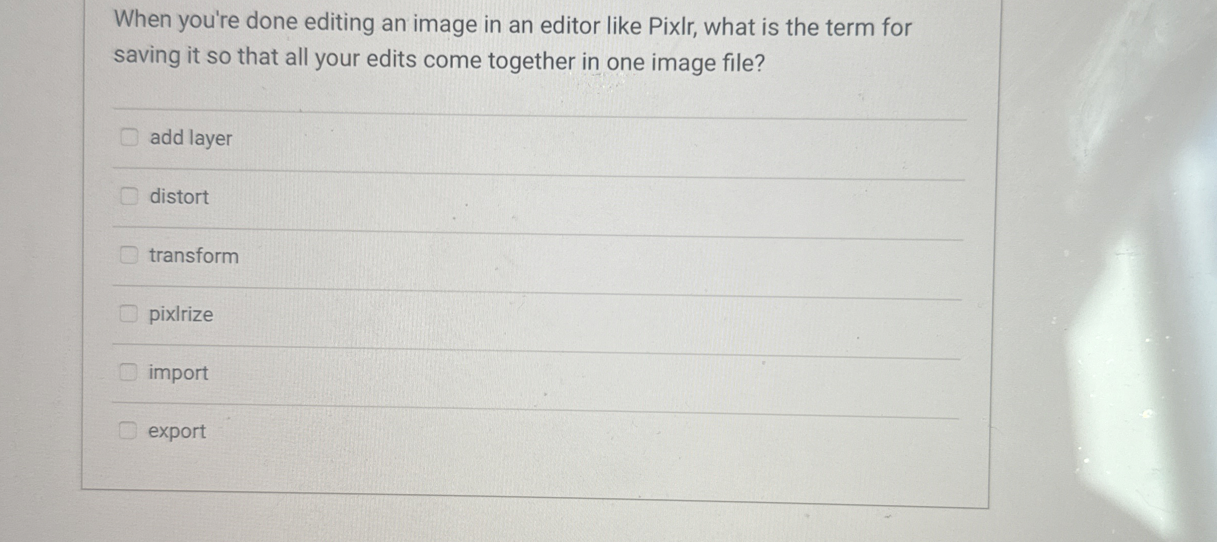 When you're done editing an image in an editor