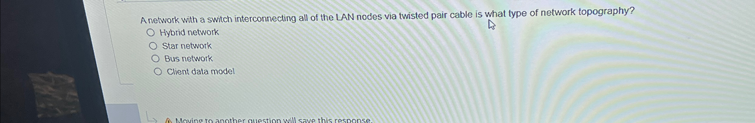 A network with a switch interconnecting all of