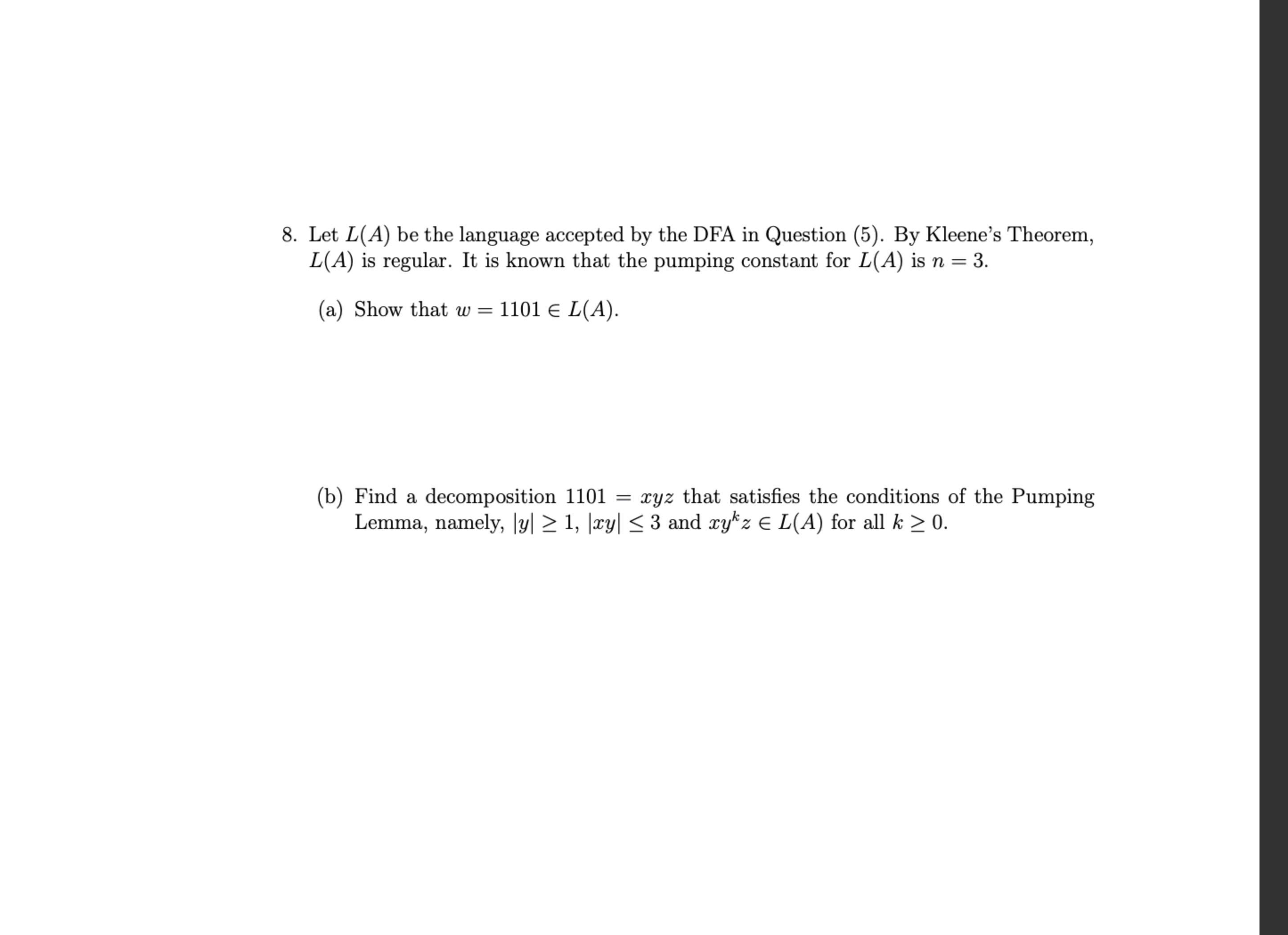 Please do it in the paper Let L ( A ) be the