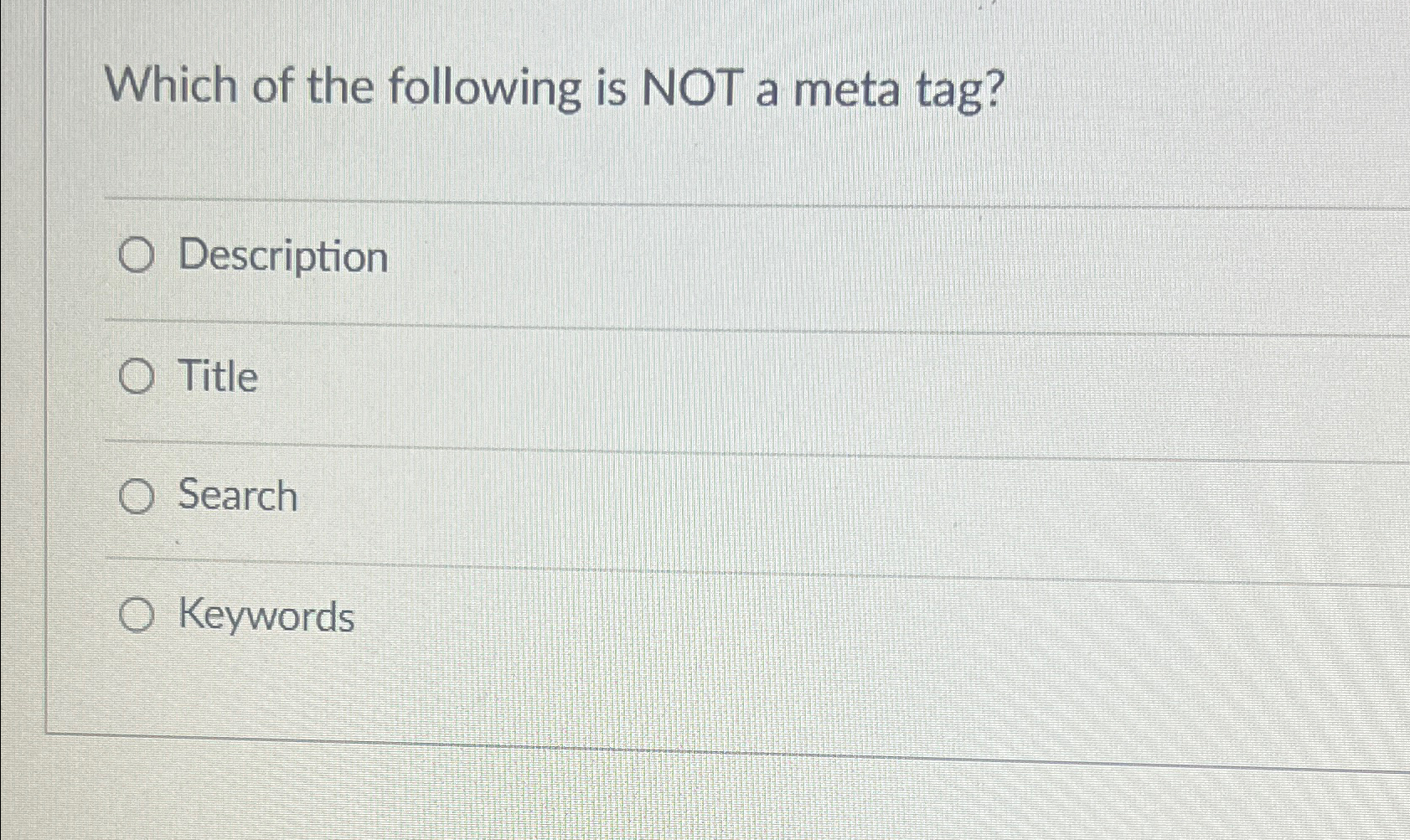 Which of the following is NOT a meta tag?