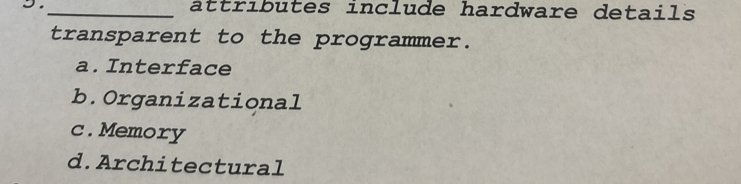 attrlbutes include hardware details transparent