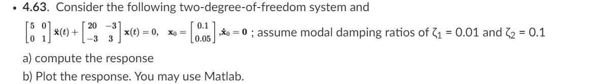 4 . 6 3 . Consider the following two - degree -