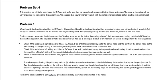 Problem Set 4 Thia problem set wil build upen