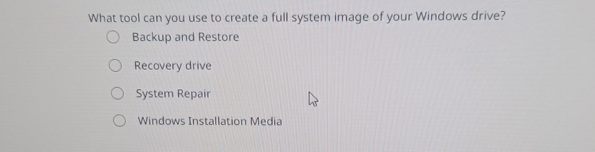 What tool can you use to create a full system