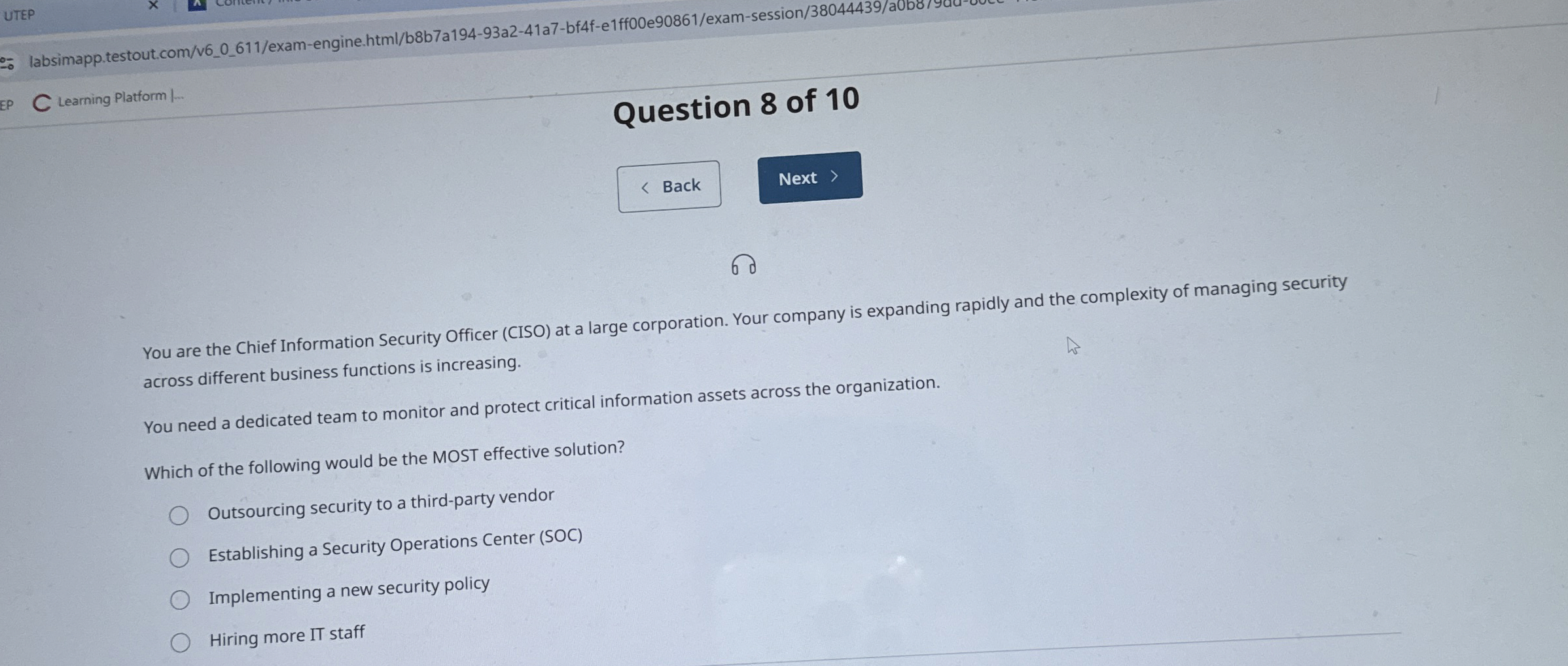 labsimapp.testout.com / v 6 _ 0 _ 6 1 1 / exam -