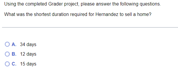 2 1 Using the completed Grader project, please
