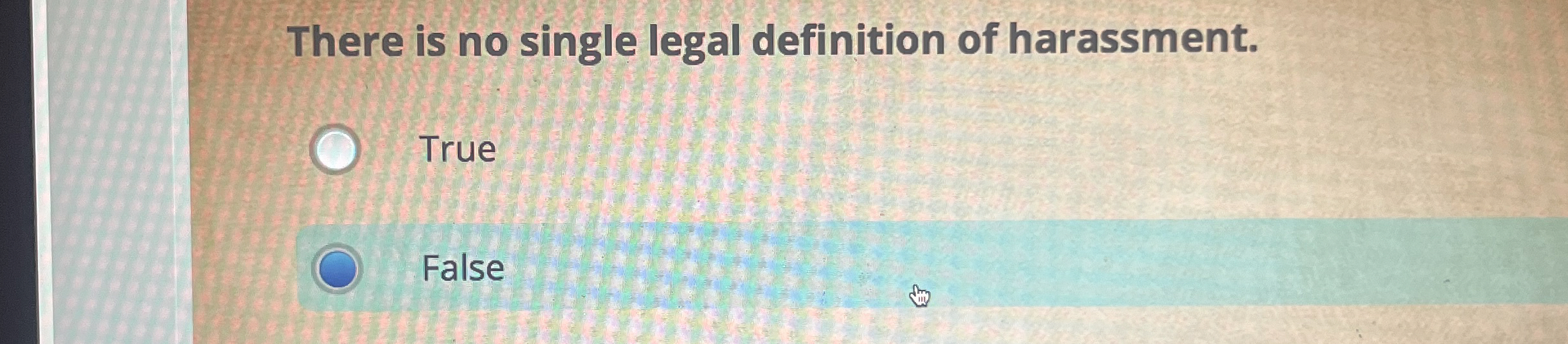 There is no single legal definition of
