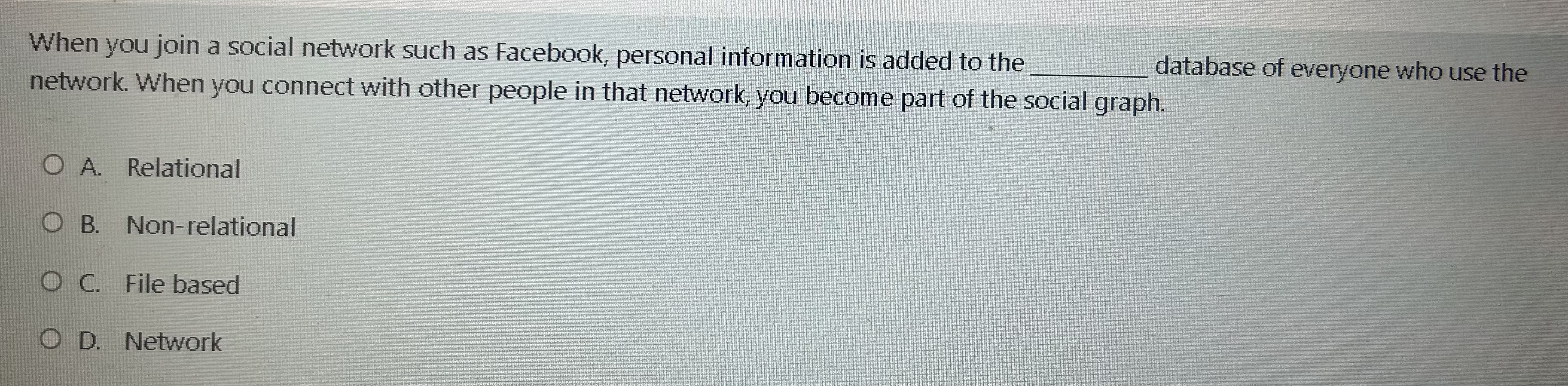 When you join a social network such as Facebook,