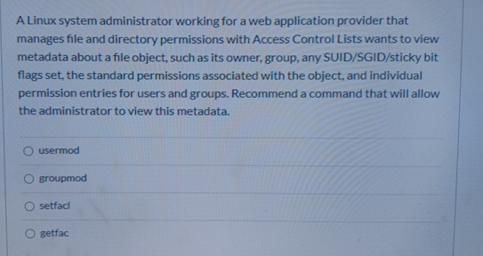 A Linux system administrator working for a web