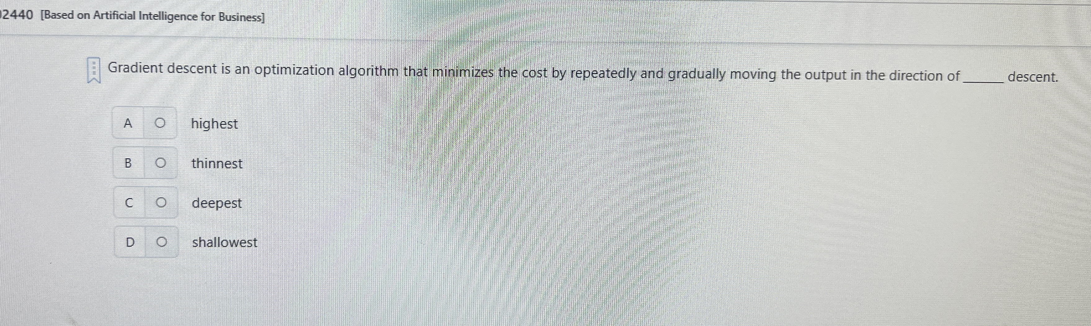 2 4 4 0 [ Based on Artificial Intelligence for