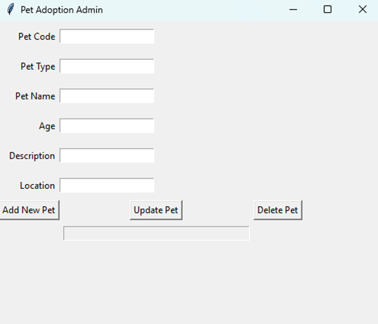 PetZone Adoption Services Pet Adoption Admin Pet