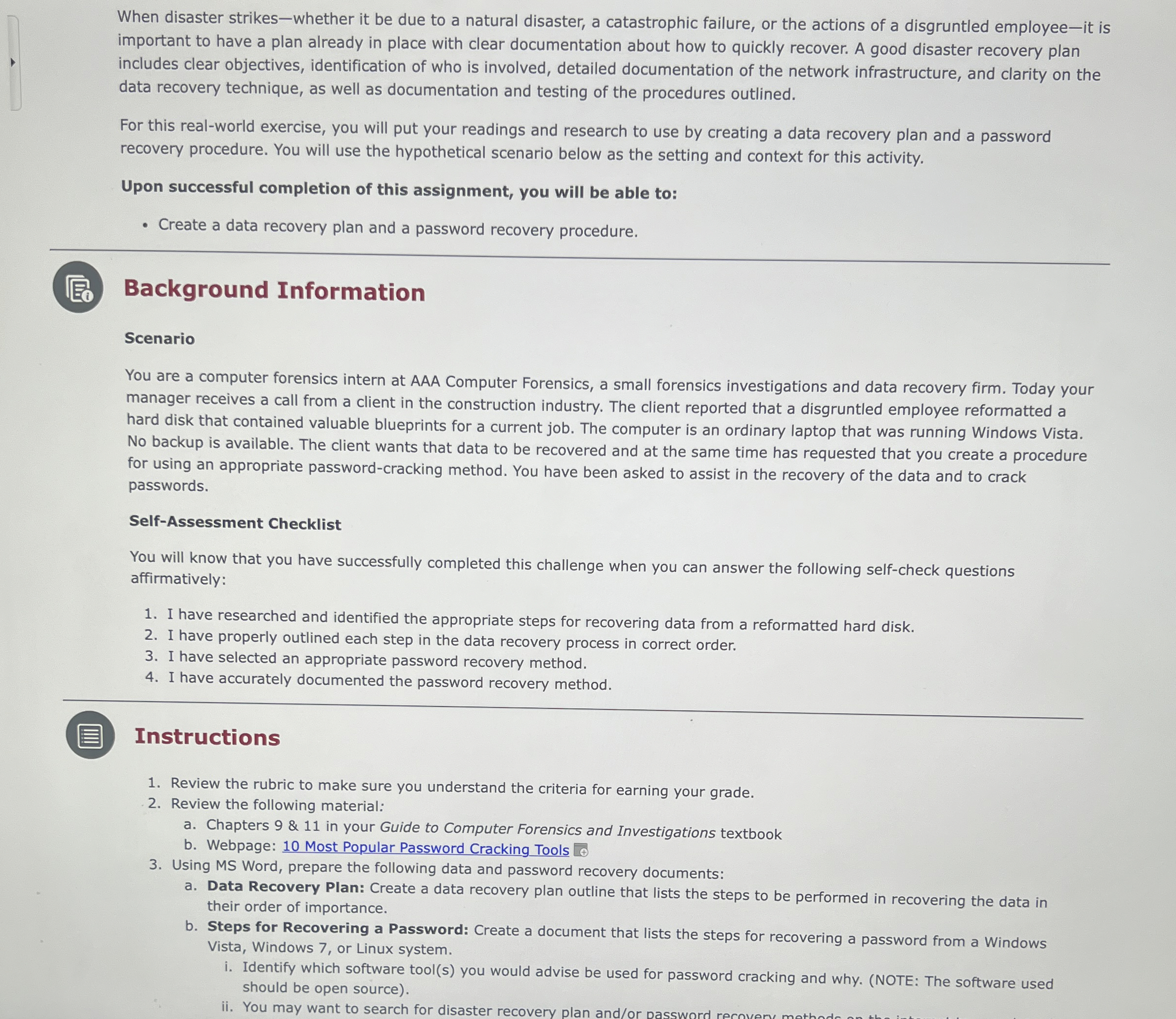 When disaster strikes - whether it be due to a