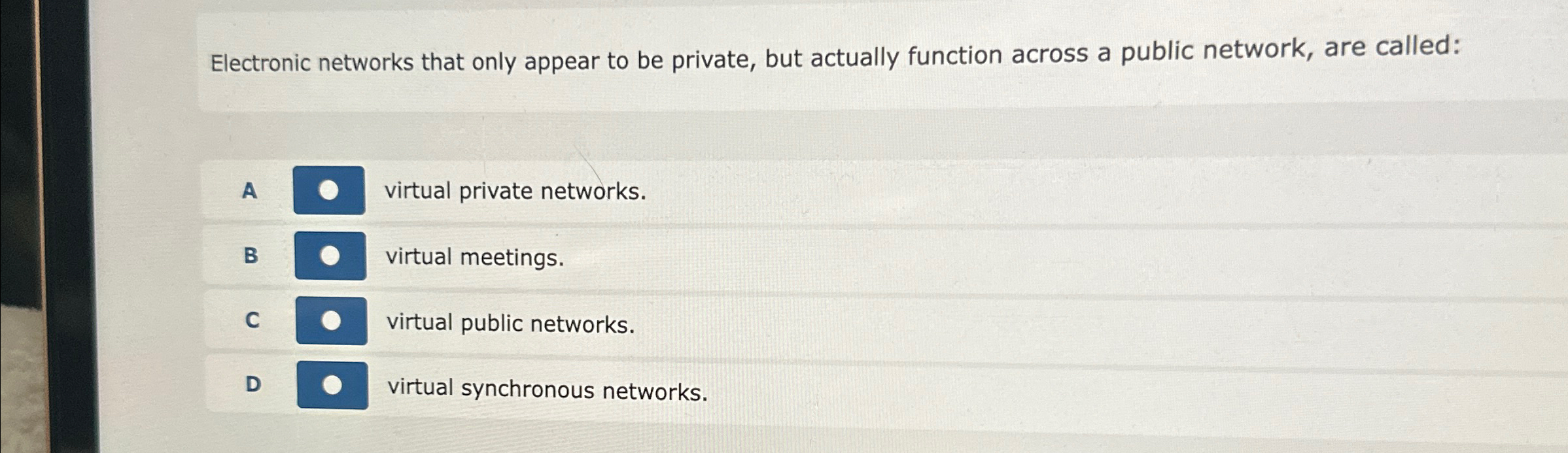 Electronic networks that only appear to be
