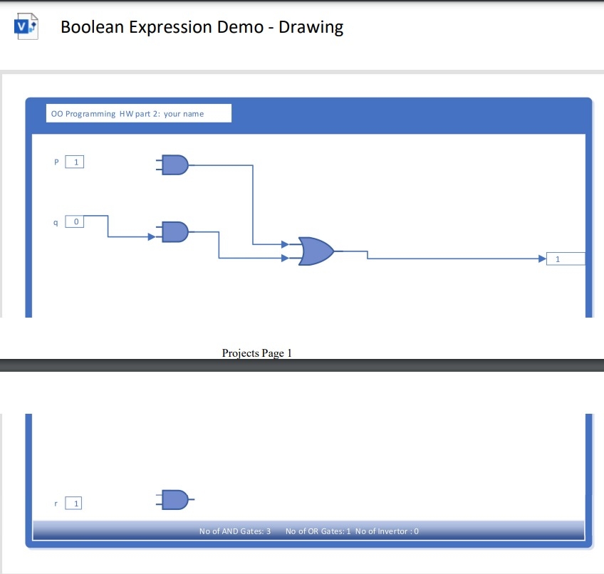 Recall the Boolean expression from the Discrete