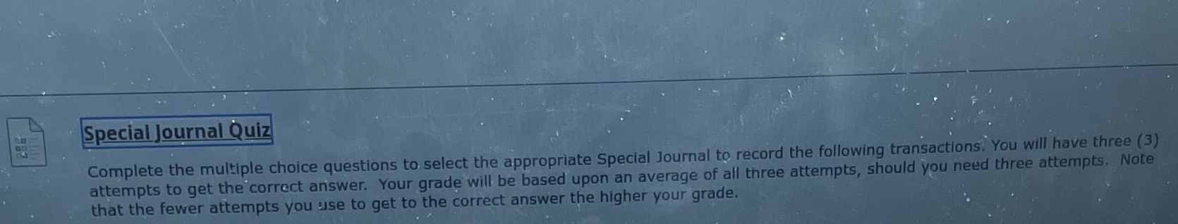 Please help with the following questions below: