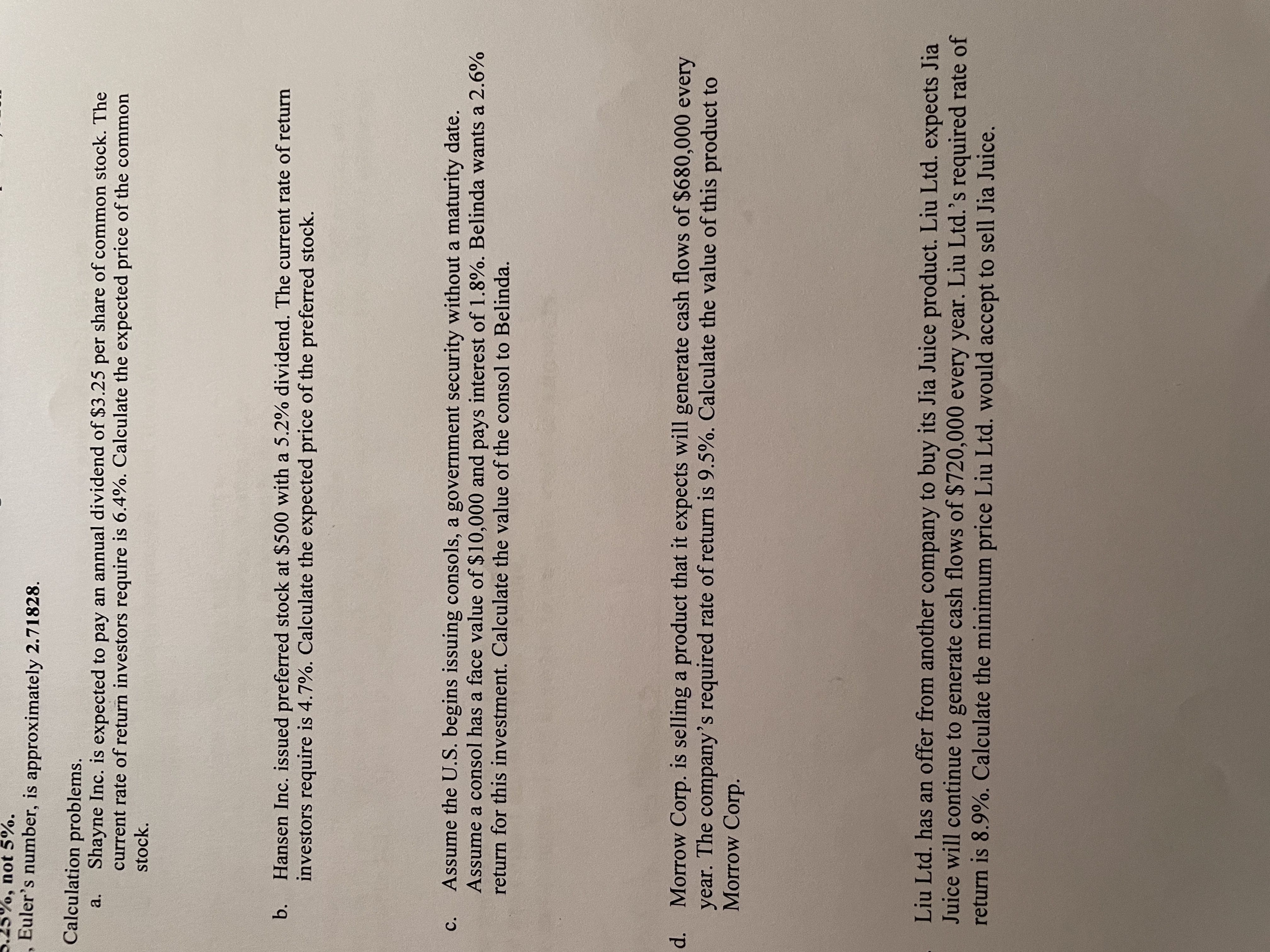 I dont understand these problems 25%, not 5%.