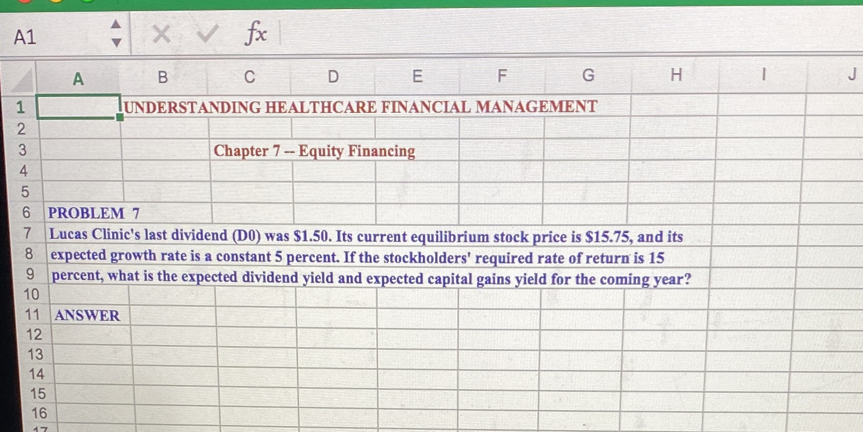A1 X Vfx A B C D E F G H J UNDERSTANDING